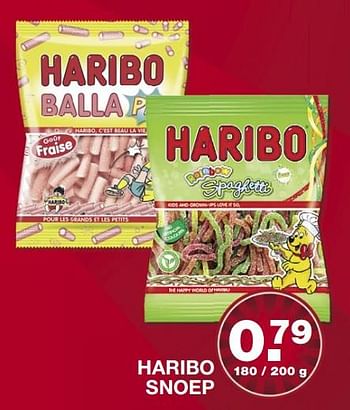 Aanbiedingen Haribo snoep - Haribo - Geldig van 26/06/2017 tot 01/07/2017 bij Aldi