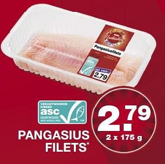 Aanbiedingen Pangasius filets - Huismerk - Aldi - Geldig van 26/06/2017 tot 01/07/2017 bij Aldi