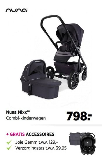 Aanbiedingen Nuna mixx combi-kinderwagen - Nuna - Geldig van 19/06/2017 tot 24/07/2017 bij Babypark