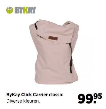Aanbiedingen Bykay click carrier classic - Bykay - Geldig van 19/06/2017 tot 24/07/2017 bij Babypark