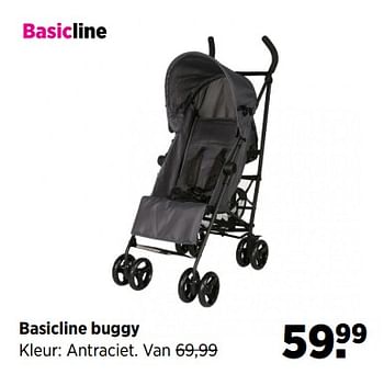 Aanbiedingen Basicline buggy - Basicline - Geldig van 19/06/2017 tot 24/07/2017 bij Babypark
