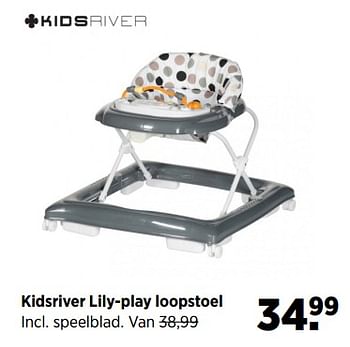 Aanbiedingen Kidsriver lily-play loopstoel - Kidsriver - Geldig van 19/06/2017 tot 24/07/2017 bij Babypark