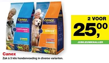 Aanbiedingen Canex hondenvoeding in diverse varianten - Canex - Geldig van 25/06/2017 tot 09/07/2017 bij Jumper