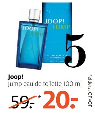 Aanbiedingen Joop! jump eau de toilette - Joop! - Geldig van 26/06/2017 tot 02/07/2017 bij Etos