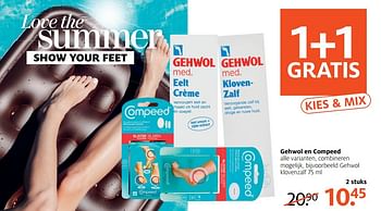 Aanbiedingen Gehwol en compeed - Huismerk - Etos - Geldig van 26/06/2017 tot 02/07/2017 bij Etos