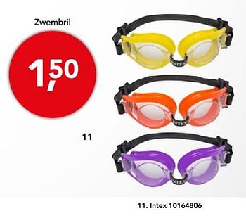 Aanbiedingen Zwembril - Intex - Geldig van 21/06/2017 tot 06/08/2017 bij Bristol