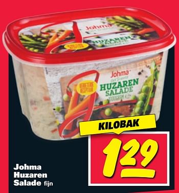Aanbiedingen Johma huzaren salade - Johma - Geldig van 26/06/2017 tot 02/07/2017 bij Nettorama