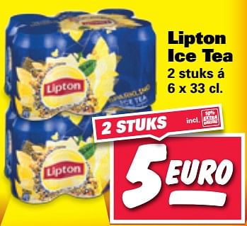 Aanbiedingen Lipton ice tea - Lipton - Geldig van 26/06/2017 tot 02/07/2017 bij Nettorama