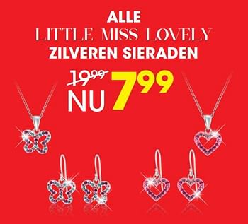 Aanbiedingen Alle little miss lovely zilveren sieraden - Little Miss Lovely - Geldig van 26/06/2017 tot 23/07/2017 bij Lucardi