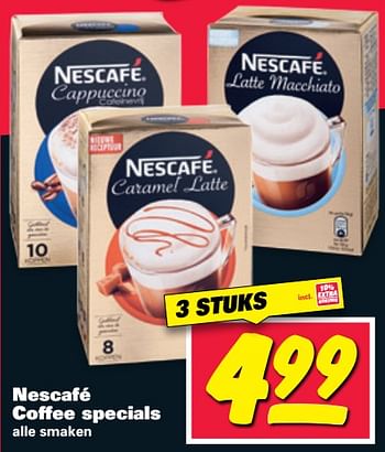 Aanbiedingen Nescafé coffee specials - Nescafe - Geldig van 26/06/2017 tot 02/07/2017 bij Nettorama