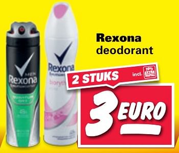 Aanbiedingen Rexona deodorant - Rexona - Geldig van 26/06/2017 tot 02/07/2017 bij Nettorama