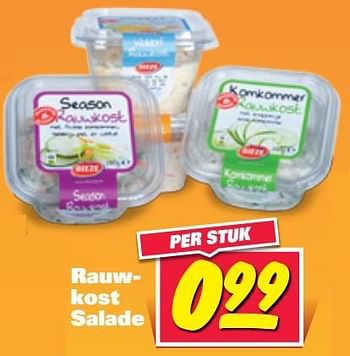 Aanbiedingen Rauwkost salade - Huismerk - Nettorama - Geldig van 26/06/2017 tot 02/07/2017 bij Nettorama