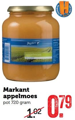 Aanbiedingen Markant appelmoes - Markant - Geldig van 26/06/2017 tot 02/07/2017 bij Coop