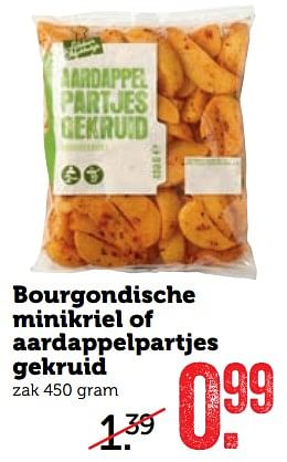 Aanbiedingen Bourgondische minikriel of aardappelpartjes gekruid - Huismerk - Coop - Geldig van 26/06/2017 tot 02/07/2017 bij Coop