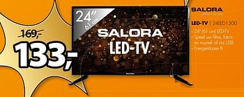 Aanbiedingen Salora led-tv 24led1500 - Salora - Geldig van 26/06/2017 tot 02/07/2017 bij Expert