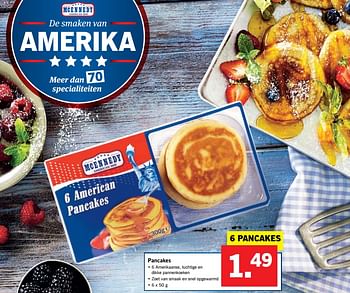 Aanbiedingen Pancakes - Mcennedy - Geldig van 26/06/2017 tot 02/07/2017 bij Lidl