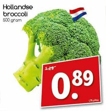 Aanbiedingen Hollandse broccoli - Huismerk - Agrimarkt - Geldig van 26/06/2017 tot 01/07/2017 bij Agrimarkt