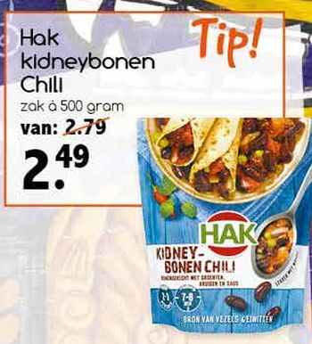 Aanbiedingen Hak kldneybonen chili - Hak - Geldig van 26/06/2017 tot 01/07/2017 bij Agrimarkt