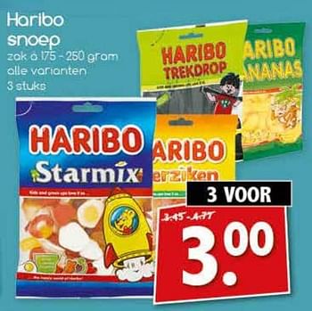 Aanbiedingen Haribo snoep - Haribo - Geldig van 26/06/2017 tot 01/07/2017 bij Agrimarkt