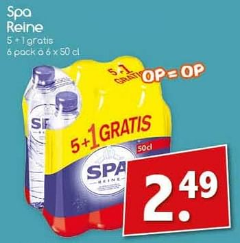 Aanbiedingen Spa reine - Spa - Geldig van 26/06/2017 tot 01/07/2017 bij Agrimarkt