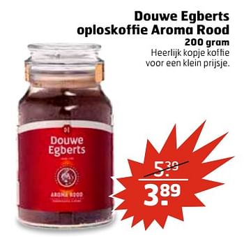 Aanbiedingen Douwe egberts oploskoffie aroma rood - Douwe Egberts - Geldig van 27/06/2017 tot 02/07/2017 bij Trekpleister
