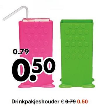 Aanbiedingen Drinkpakjeshouder - Huismerk - Wibra - Geldig van 26/06/2017 tot 16/07/2017 bij Wibra