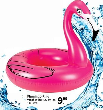 Aanbiedingen Flamingo ring - Flamingo - Geldig van 26/06/2017 tot 30/07/2017 bij Intertoys