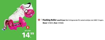 Aanbiedingen Flashing roller - Huismerk - Intertoys - Geldig van 26/06/2017 tot 30/07/2017 bij Intertoys