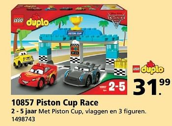 Aanbiedingen Piston cup race - Lego - Geldig van 26/06/2017 tot 30/07/2017 bij Intertoys
