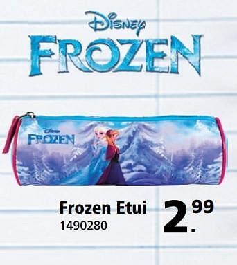 Aanbiedingen Frozen etui - Disney  Frozen - Geldig van 26/06/2017 tot 30/07/2017 bij Intertoys