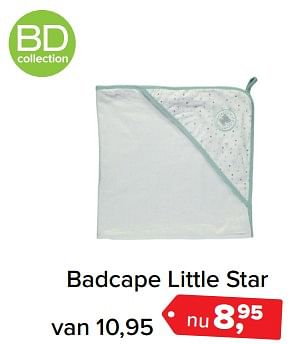 Aanbiedingen Badcape little star - BD Collection - Geldig van 26/06/2017 tot 09/07/2017 bij Baby-Dump