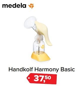 Aanbiedingen Handkolf harmony basic - Medela - Geldig van 26/06/2017 tot 09/07/2017 bij Baby-Dump