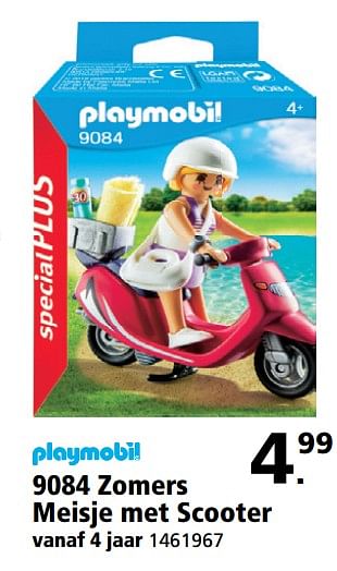 Aanbiedingen Zomers meisje met scooter - Playmobil - Geldig van 26/06/2017 tot 30/07/2017 bij Intertoys