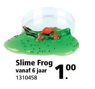 Aanbiedingen Slime frog - Huismerk - Intertoys - Geldig van 26/06/2017 tot 30/07/2017 bij Intertoys