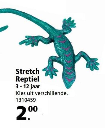 Aanbiedingen Stretch reptiel - Huismerk - Intertoys - Geldig van 26/06/2017 tot 30/07/2017 bij Intertoys