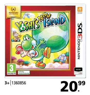 Aanbiedingen Yoshi`s new island - Nintendo - Geldig van 26/06/2017 tot 30/07/2017 bij Intertoys