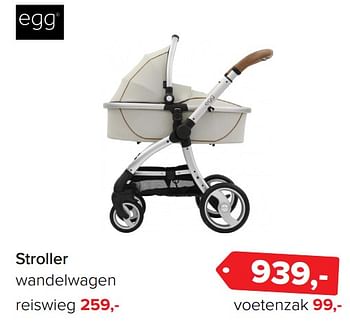 Aanbiedingen Stroller wandelwagen - Egg - Geldig van 26/06/2017 tot 09/07/2017 bij Baby-Dump