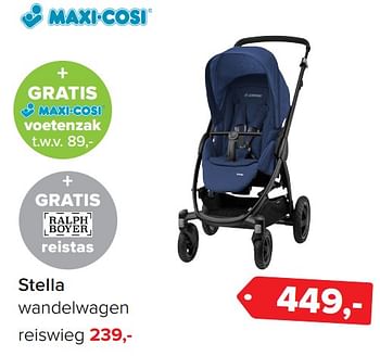 Aanbiedingen Stella wandelwagen - Maxi-cosi - Geldig van 26/06/2017 tot 09/07/2017 bij Baby-Dump