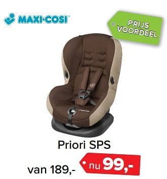 Aanbiedingen Priori sps - Maxi-cosi - Geldig van 26/06/2017 tot 09/07/2017 bij Baby-Dump
