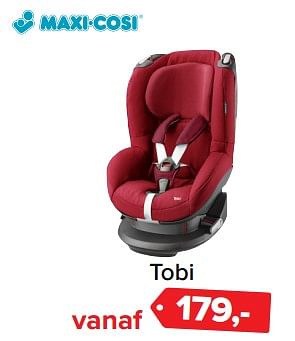 Aanbiedingen Tobi - Maxi-cosi - Geldig van 26/06/2017 tot 09/07/2017 bij Baby-Dump