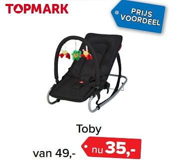 Aanbiedingen Toby - Topmark - Geldig van 26/06/2017 tot 09/07/2017 bij Baby-Dump