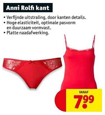 Aanbiedingen Anni rolfi kant - Anni Rolfi - Geldig van 27/06/2017 tot 09/07/2017 bij Kruidvat