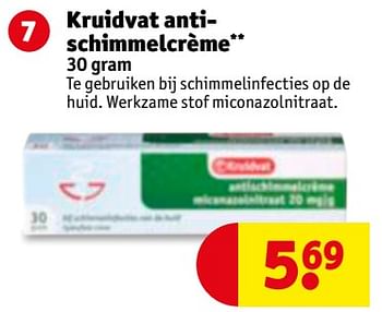 Aanbiedingen Kruidvat antischimmelcrème - Huismerk - Kruidvat - Geldig van 27/06/2017 tot 09/07/2017 bij Kruidvat