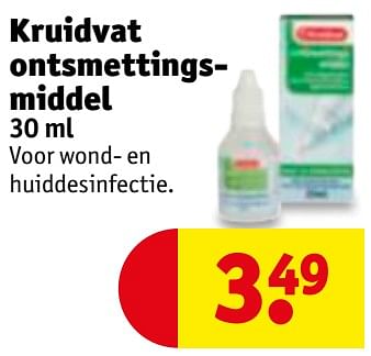 Aanbiedingen Kruidvat ontsmettingsmiddel - Huismerk - Kruidvat - Geldig van 27/06/2017 tot 09/07/2017 bij Kruidvat