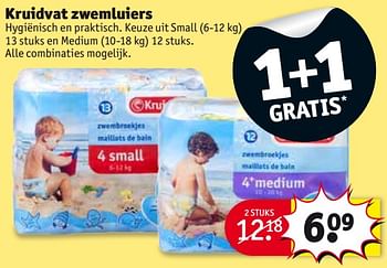 Aanbiedingen Kruidvat zwemluiers - Huismerk - Kruidvat - Geldig van 27/06/2017 tot 09/07/2017 bij Kruidvat