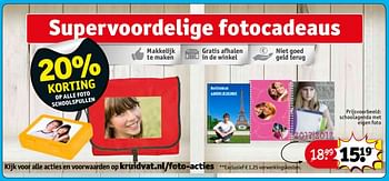 Aanbiedingen Schoolagenda met eigen foto - Huismerk - Kruidvat - Geldig van 27/06/2017 tot 09/07/2017 bij Kruidvat