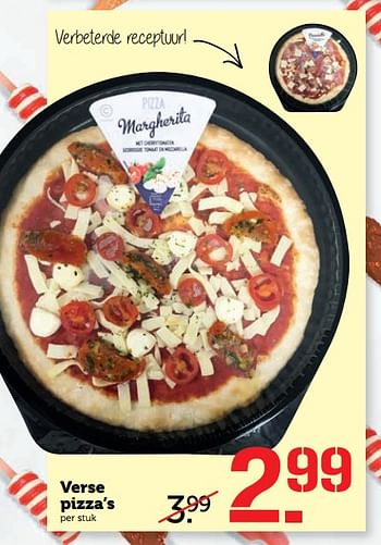 Aanbiedingen Verse pizza`s - Huismerk - Coop - Geldig van 03/07/2017 tot 09/07/2017 bij Coop