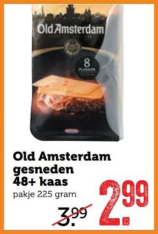 Aanbiedingen Old amsterdam gesneden 48+ kaas - Old Amsterdam - Geldig van 03/07/2017 tot 09/07/2017 bij Coop