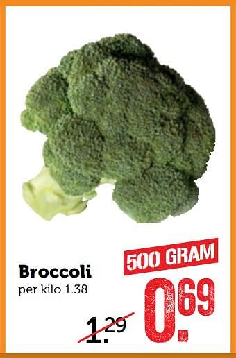 Aanbiedingen Broccoli - Huismerk - Coop - Geldig van 03/07/2017 tot 09/07/2017 bij Coop