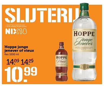Aanbiedingen Hoppe jonge jenever of vieux - Hoppe - Geldig van 03/07/2017 tot 09/07/2017 bij Coop